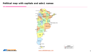 mapa politico de provincias argentinas y san juan