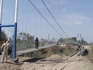puente internacional profesor salvador mazza vista aerea